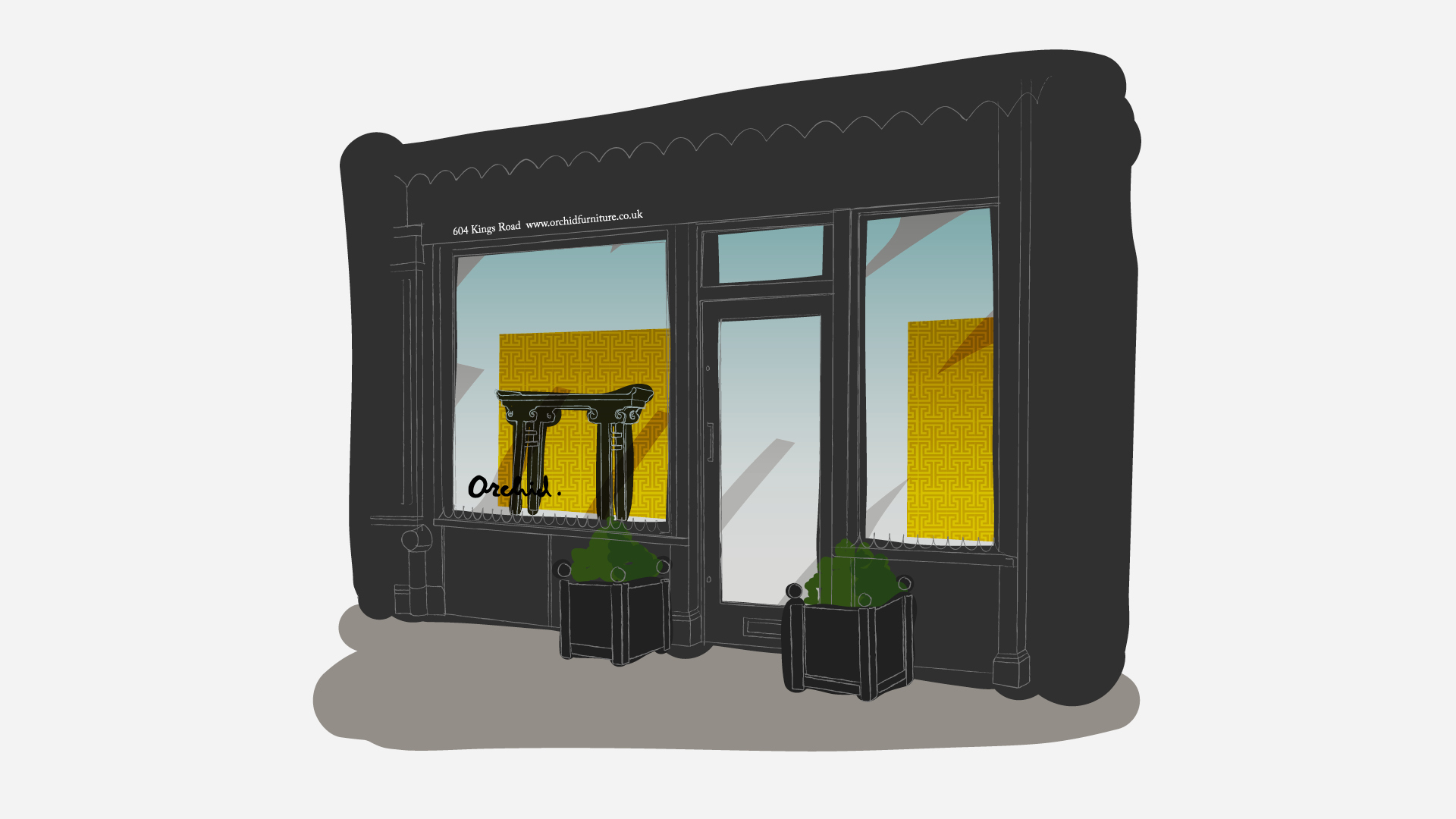 Luxury Retail Design Sketch